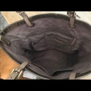 Authentic  metallic gold MK tote bag